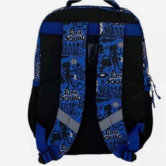 Space Jam Lebron James Backpack Space Jam Tune Squad Pockets Padded Straps NWOT - Picture 5 of 15